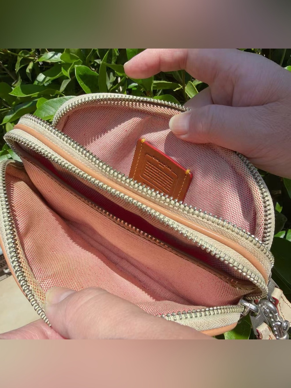 Coach Crossbody Clutch With Embossed Rocket Shuttle 10851 - Picture 10 of 14